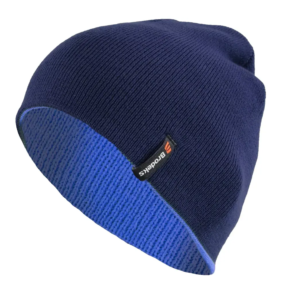Шапка BRODEKS Bicolor, синий / синий