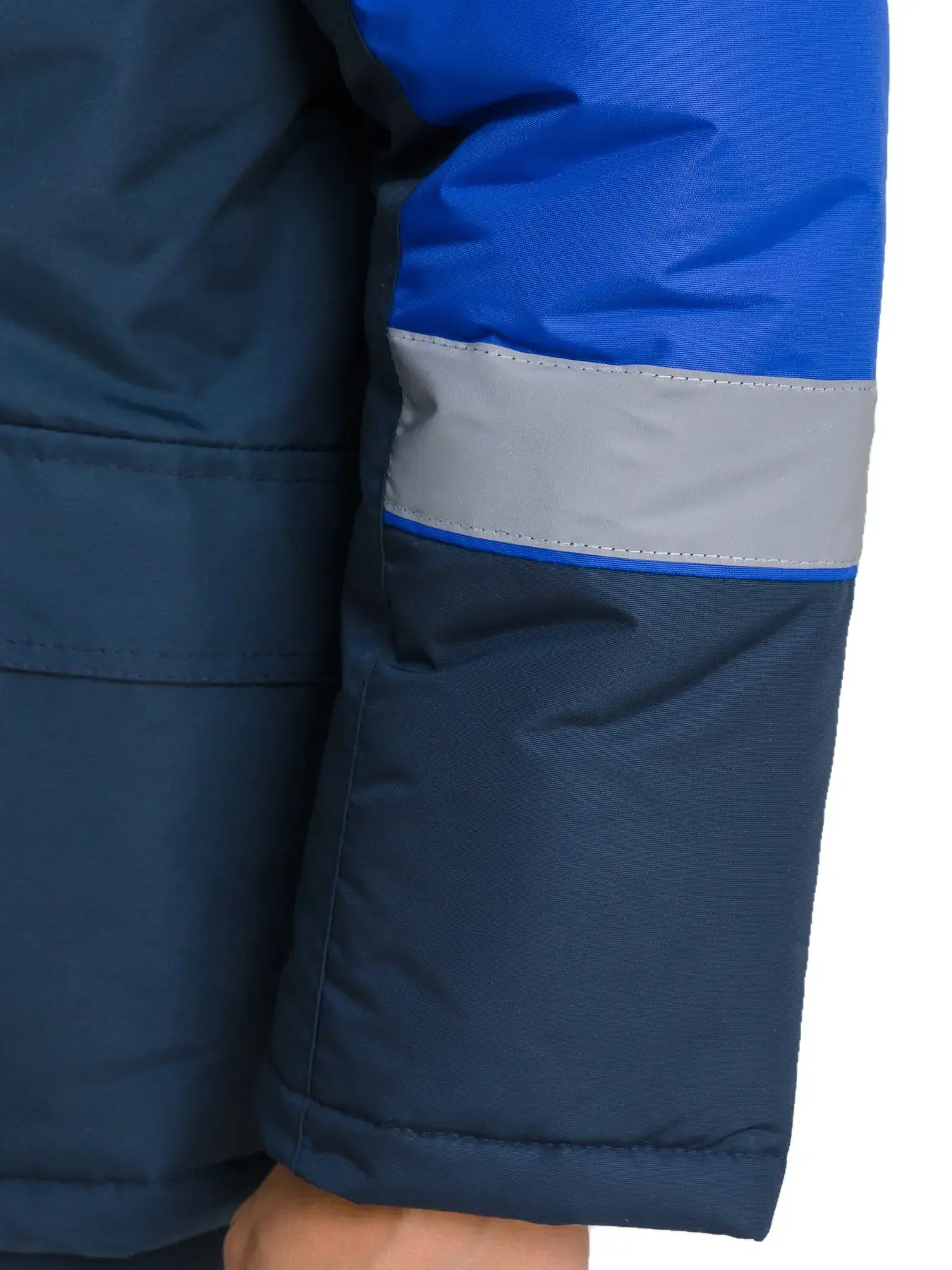 Костюм рабочий мужской утепленный зимний RONTA KS-ALASKA темно-синий, васильковый