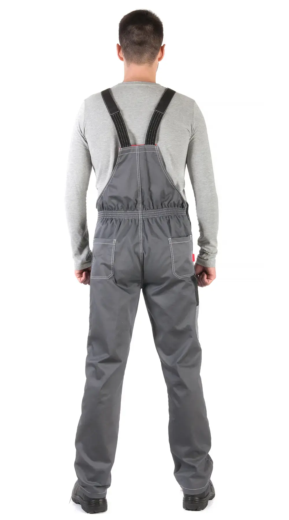 Костюм рабочий мужской летний RONTA KS212 серый, черный, красный Костюм рабочий мужской летний RONTA KS212 серый, черный, красный