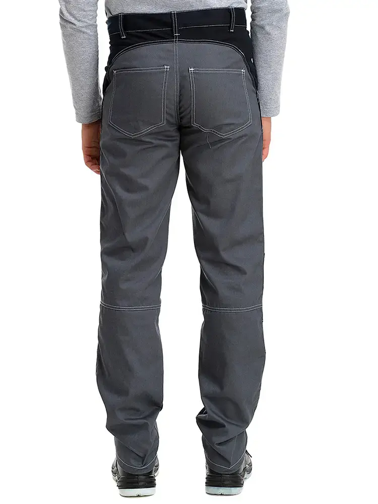 Костюм рабочий мужской летний RONTA KS908 с брюками темно-серый, черный