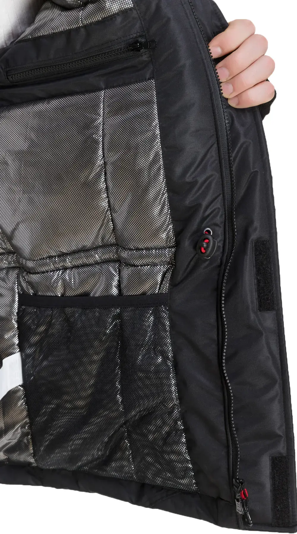 Куртка рабочая мужская зимняя утепленная Восток-Сервис "Траверс" черная, серая