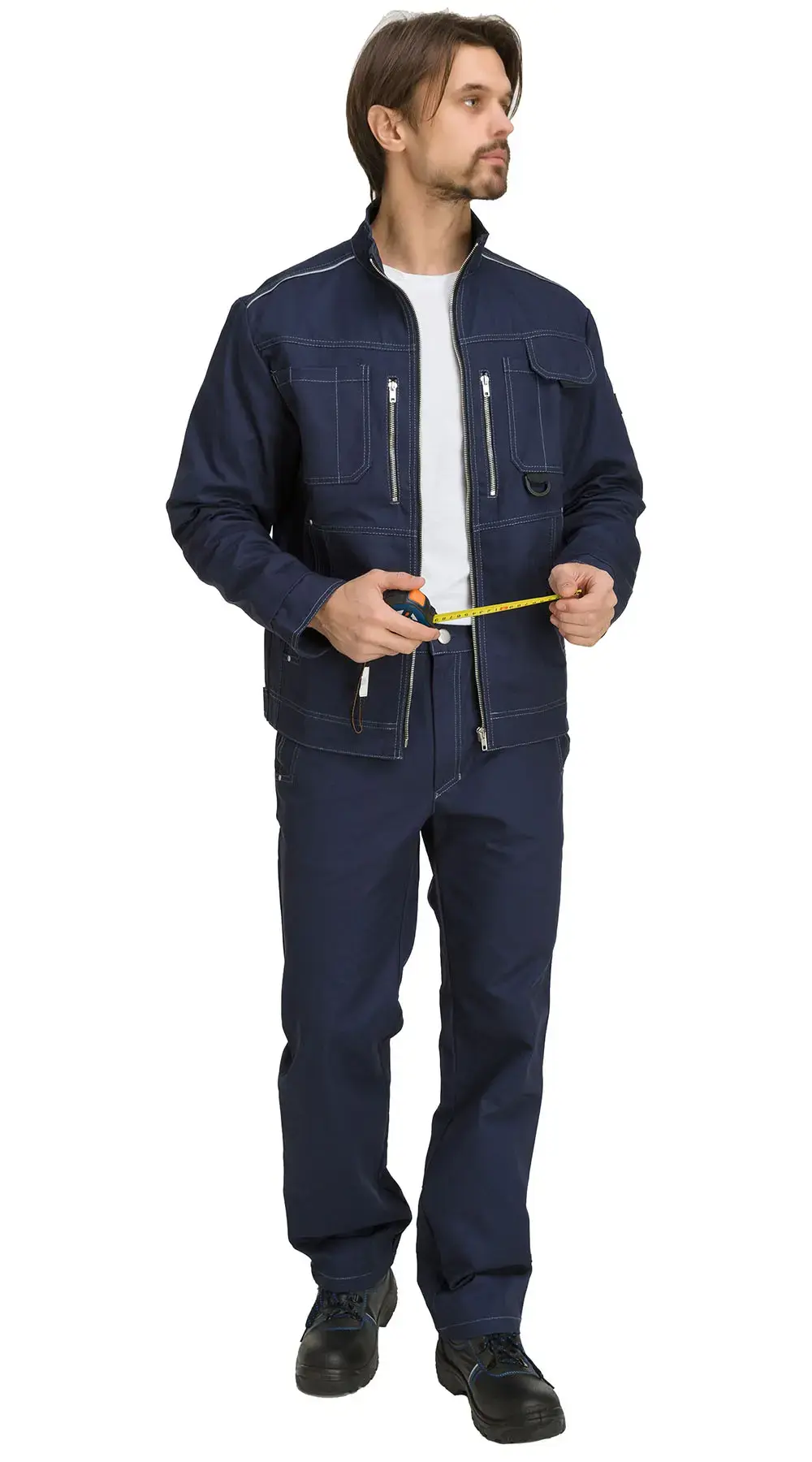 Костюм рабочий мужской летний RONTA KS201 с брюками синий