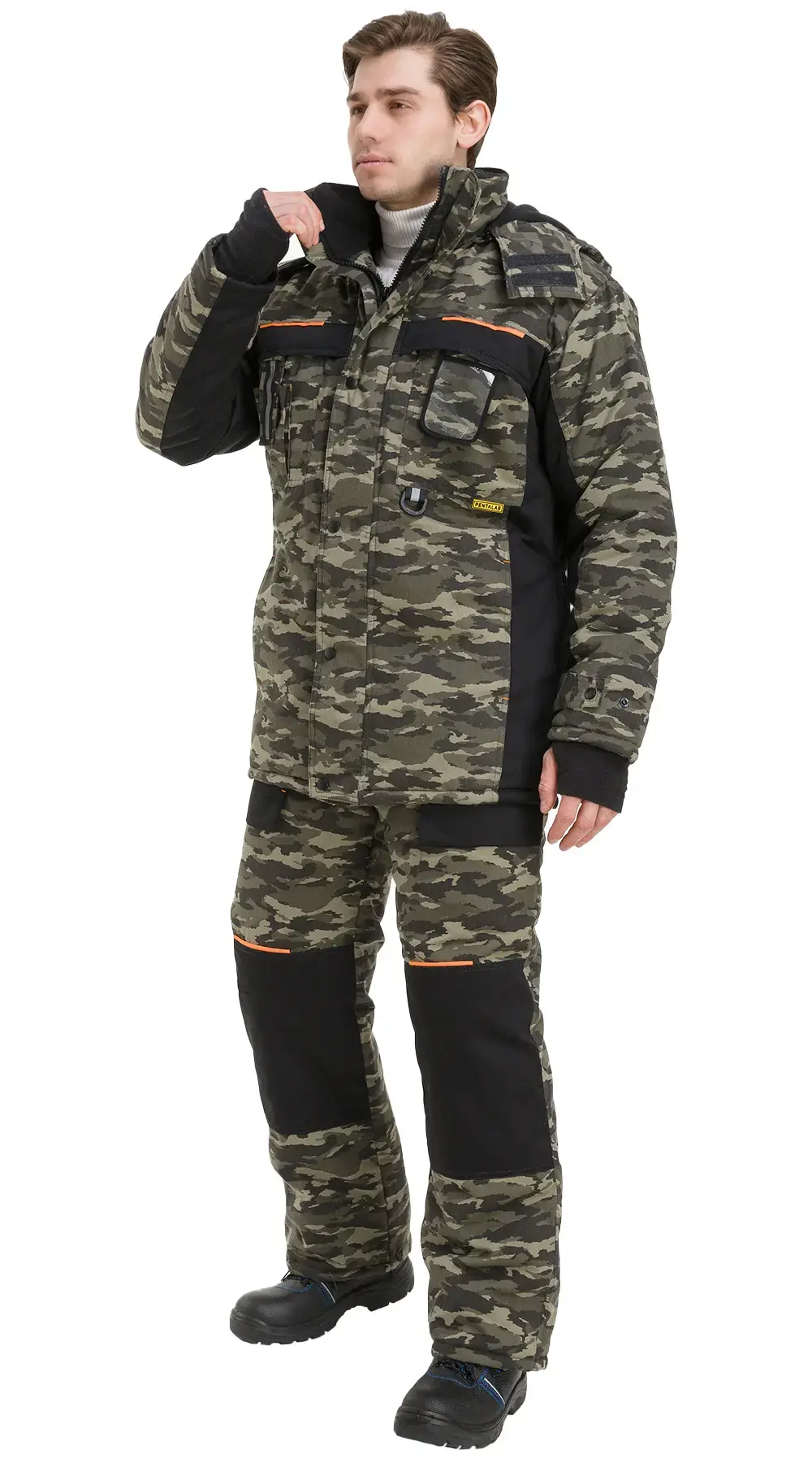 Костюм рабочий мужской утепленный зимний RONTA KS920 камуфляж