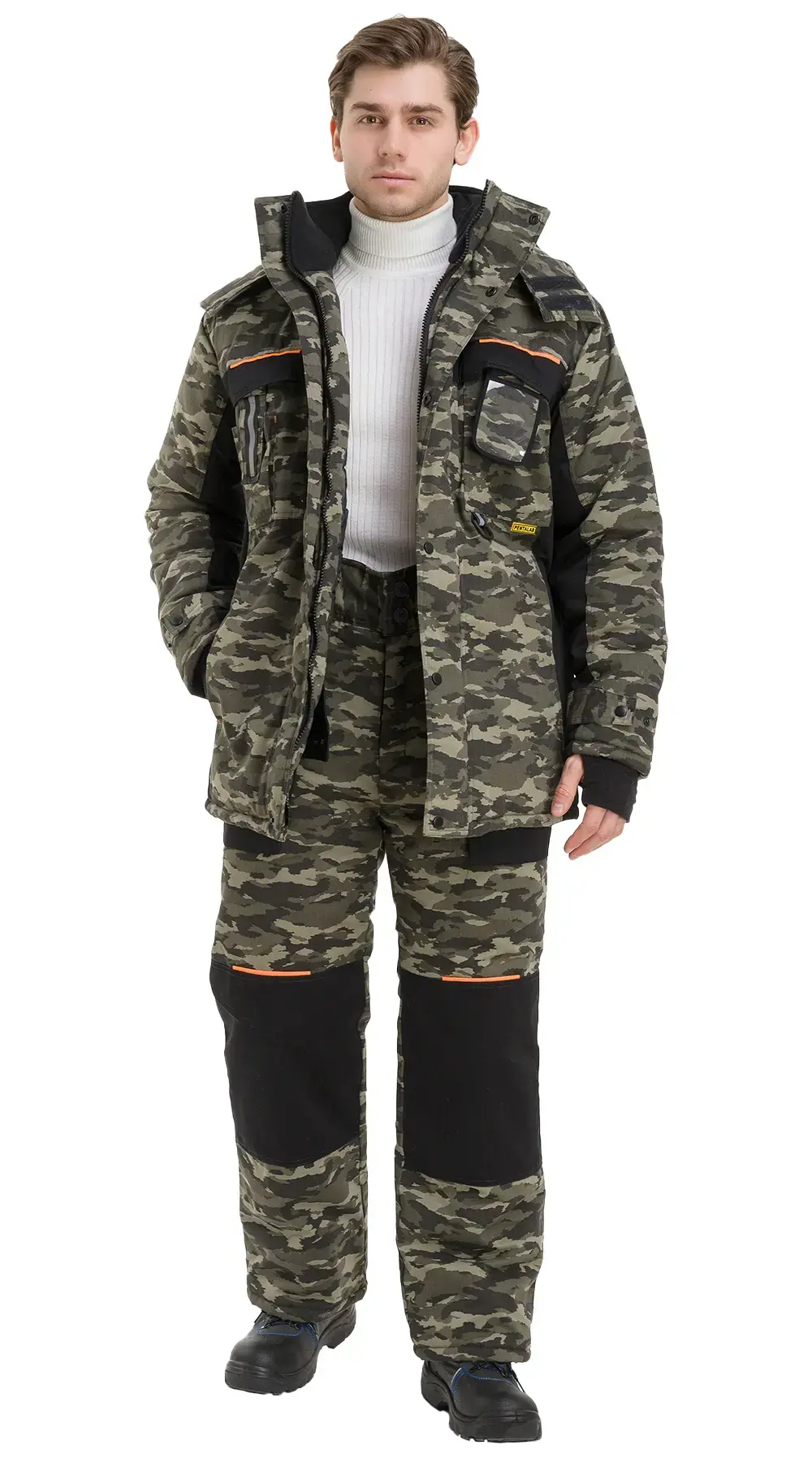Костюм рабочий мужской утепленный зимний RONTA KS920 камуфляж