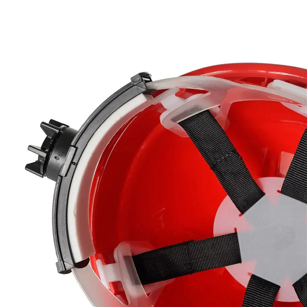 Каска защитная "ЕВРОПА-ЛЮКС" красная