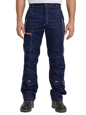 Брюки рабочие мужские летние RONTA BR208 темно-синие
