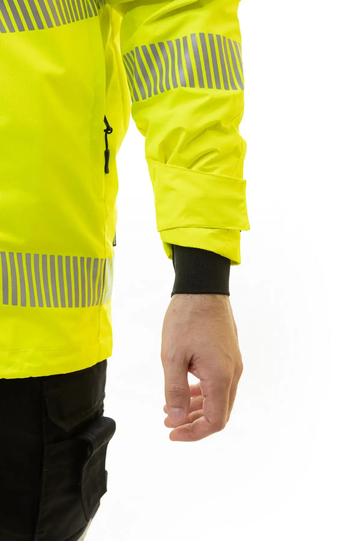 Летняя сигнальная куртка-парка BRODEKS KS223, желтый