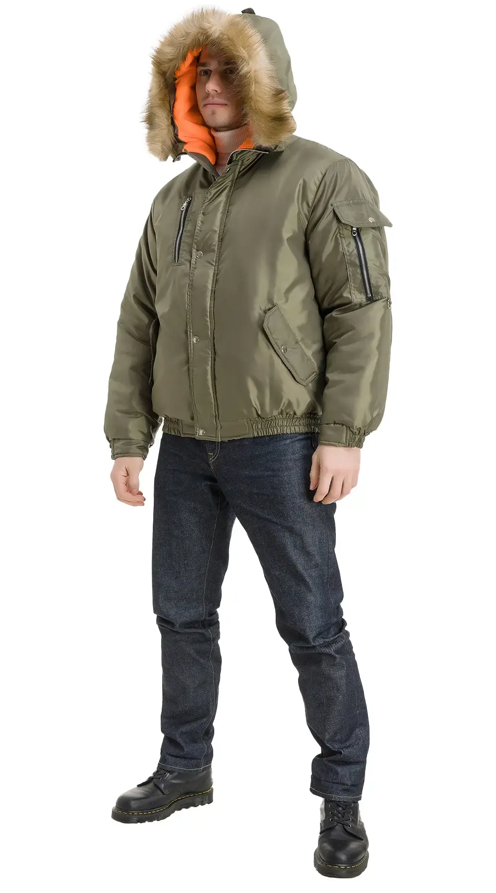 Куртка рабочая мужская зимняя утепленная Эталон "Аляска" хаки