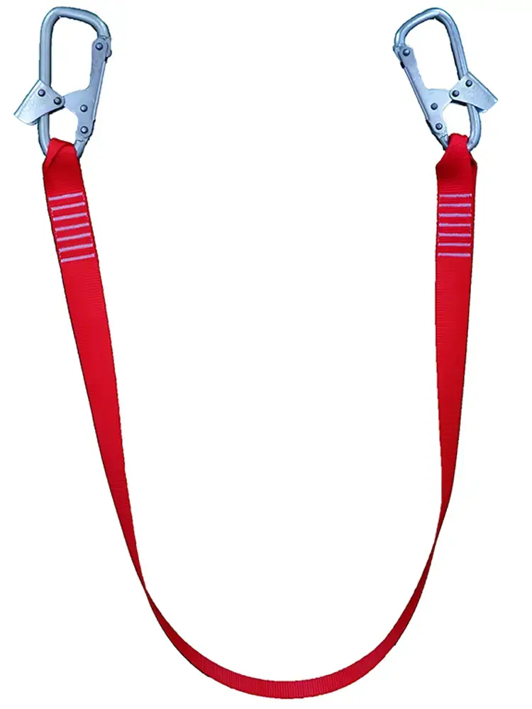 Строп из ленты 1,5 метра с двумя монтажными карабинами