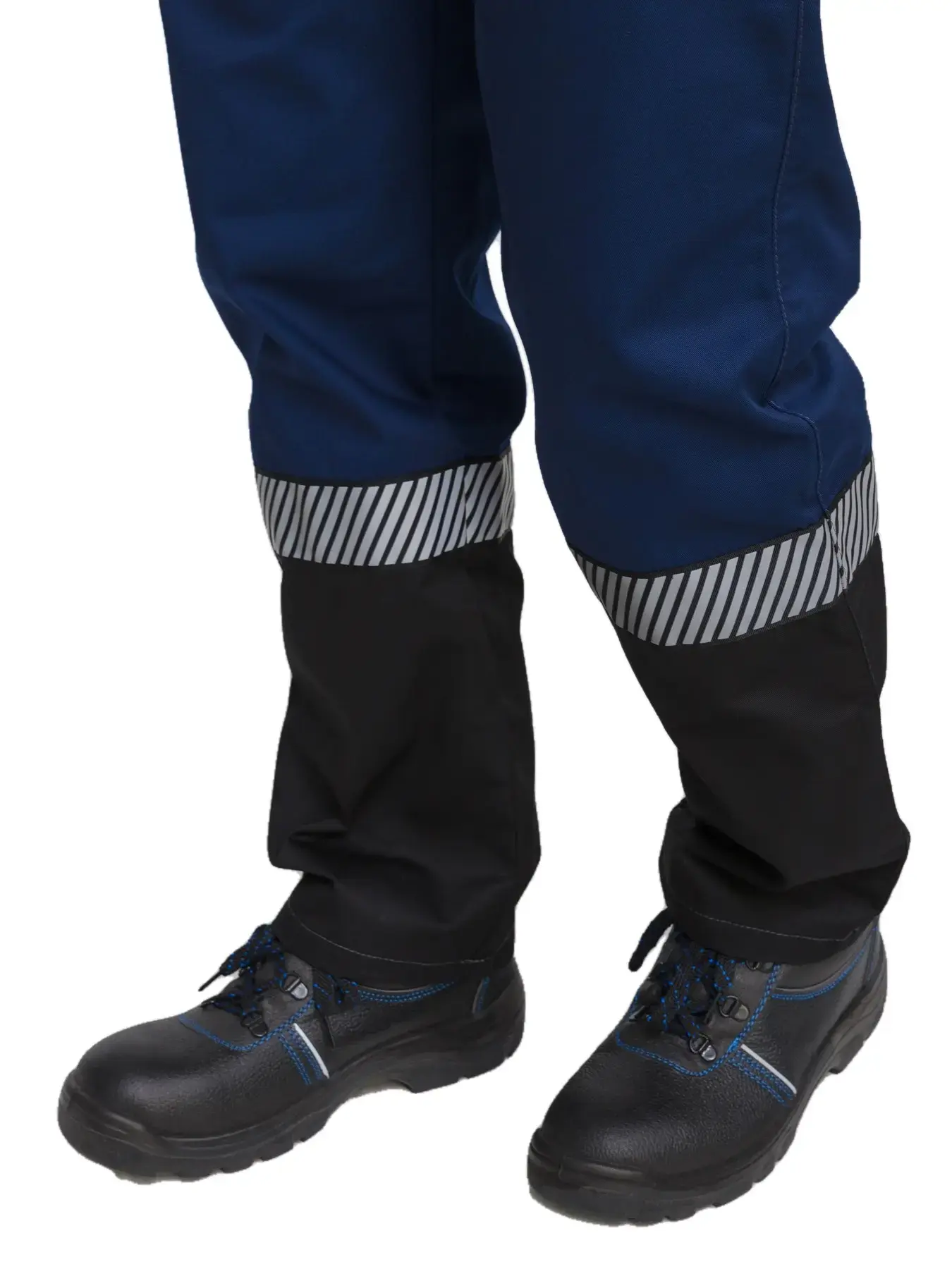 Костюм рабочий мужской летний RONTA KS261 с брюками темно-синий, серый, черный