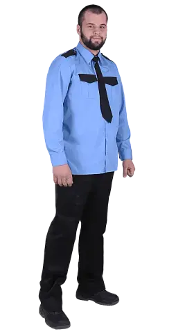 Сорочка мужская "Охранник" с длинным рукавом Сорочка мужская "Охранник" с длинным рукавом