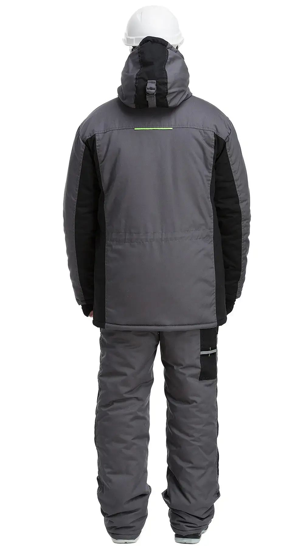 Куртка рабочая мужская зимняя утепленная RONTA KR920 темно-серая, черная, лаймовая