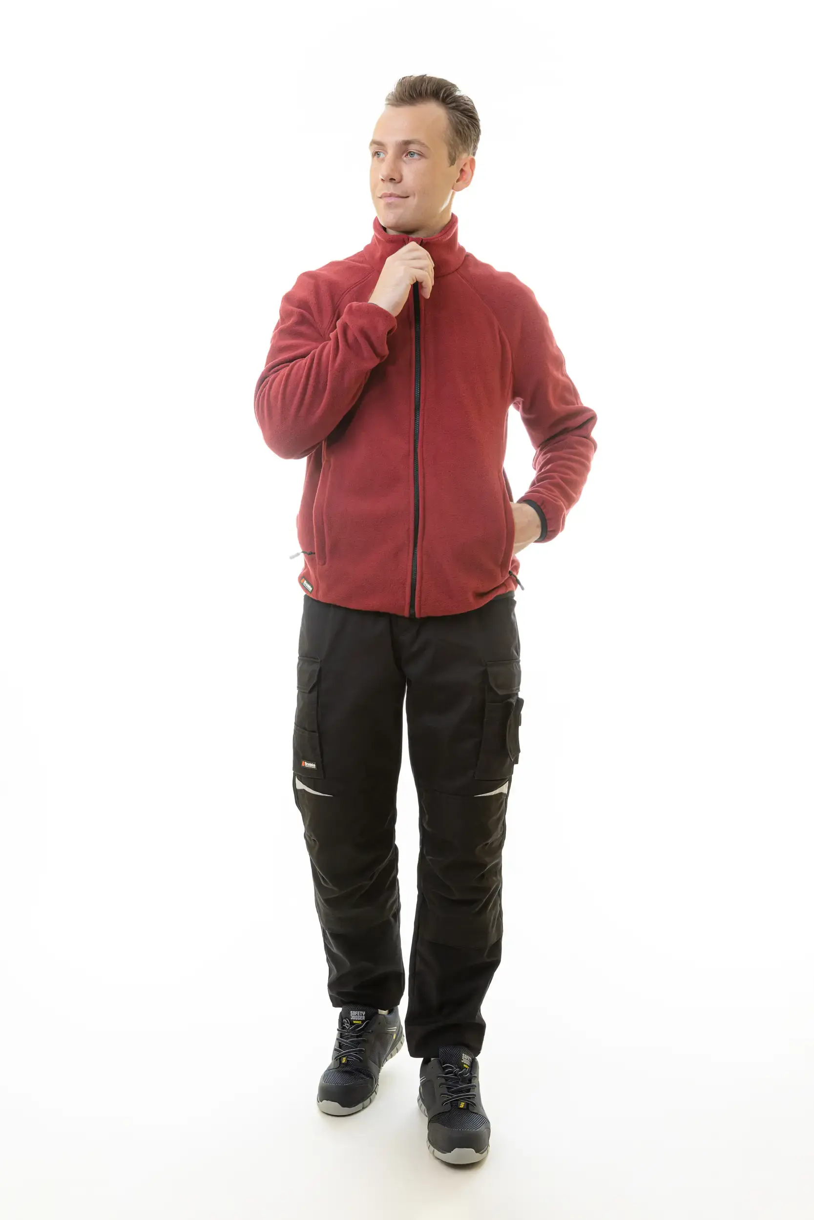 Толстовка флисовая BRODEKS KS211, бордо Толстовка флисовая BRODEKS KS211, бордо