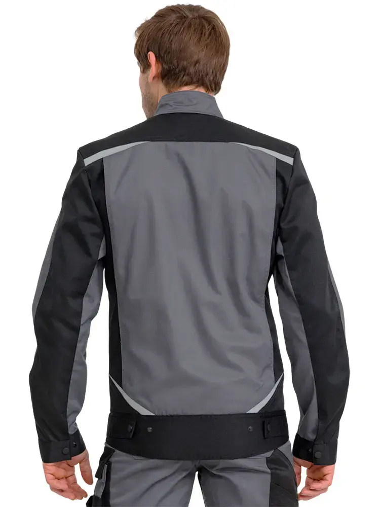 Куртка рабочая мужская летняя RONTA KR209 темно-серый, черный