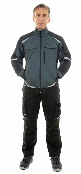 Куртка BRODEKS KS202, хвойный/черный