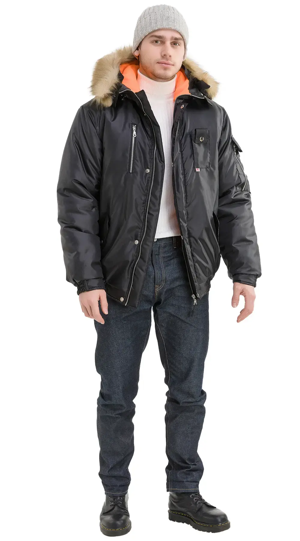 Куртка рабочая мужская зимняя утепленная Эталон "Аляска" черная