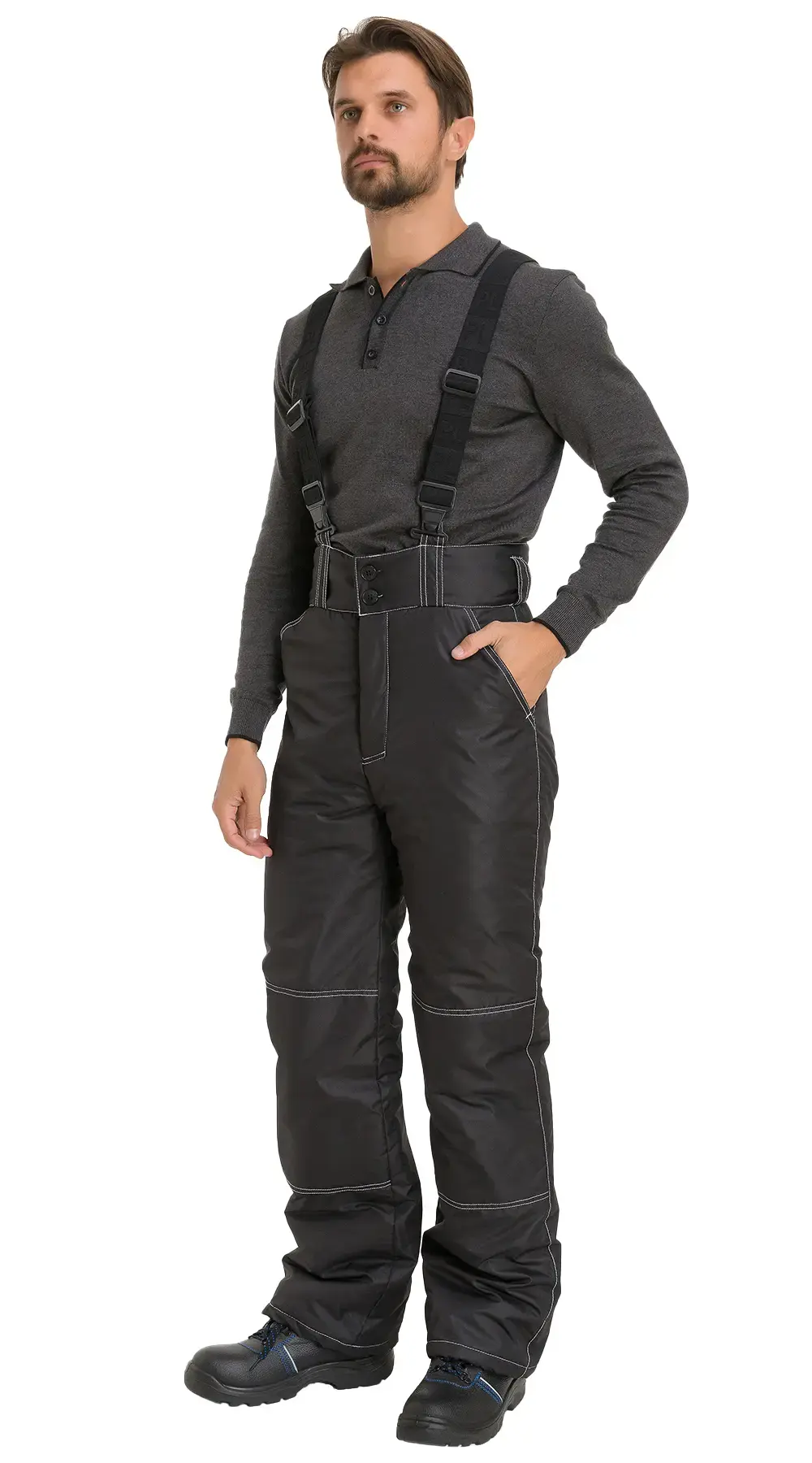 Брюки рабочие мужские зимнее утепленные RONTA BR930 черный