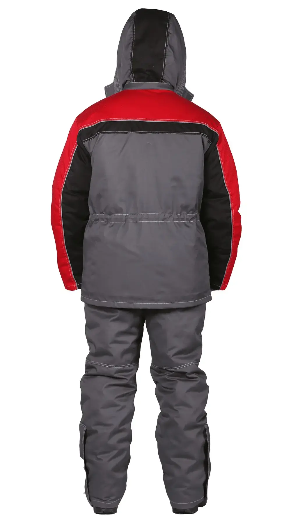 Куртка рабочая мужская зимняя утепленная RONTA KR581 темно-серая, красная, черная