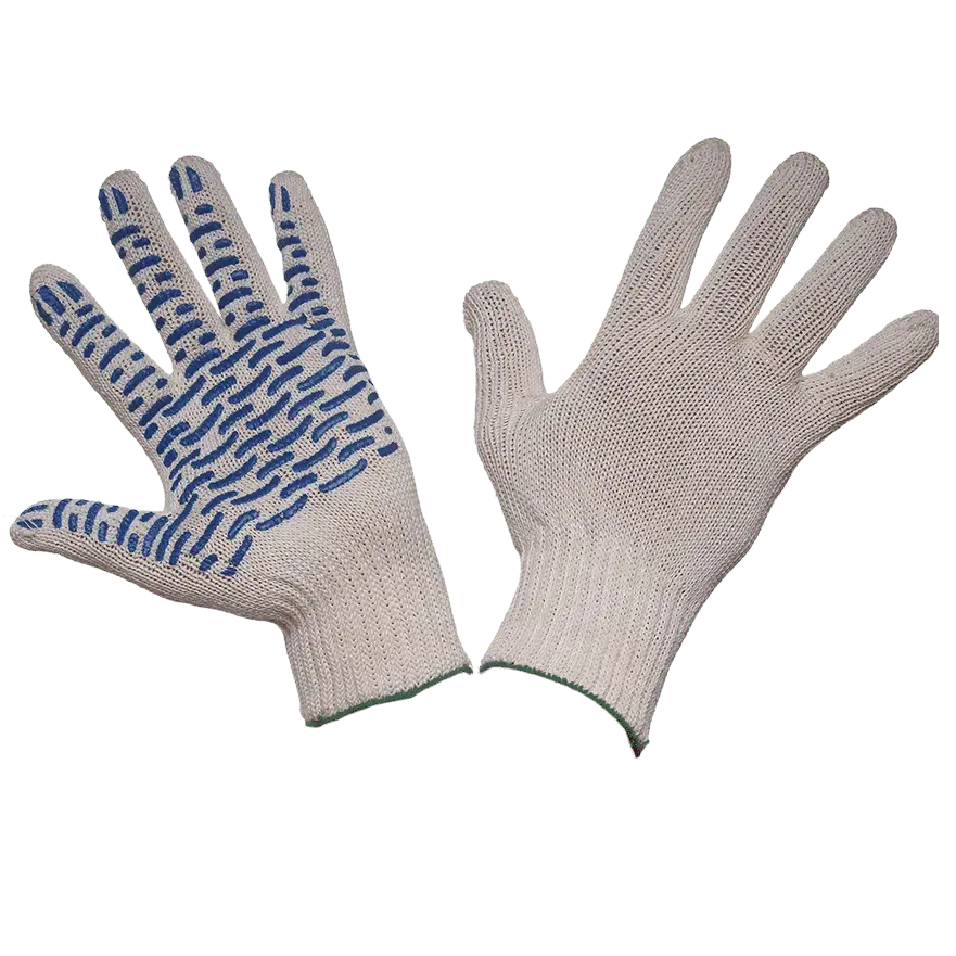 Перчатки трикотажные 5-ти нитка с ПВХ (волна)