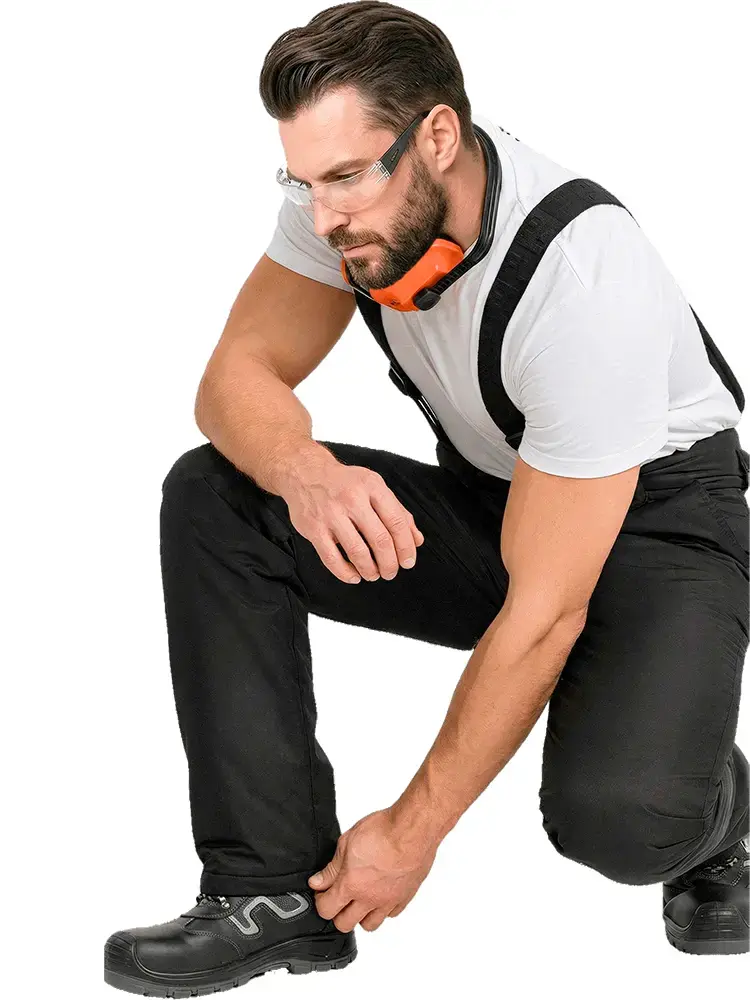 Брюки рабочие мужские утепленные RONTA BR930 MEMBRANE черные