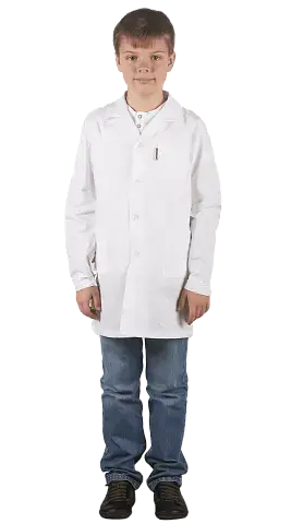 Халат "Стажер" белый
