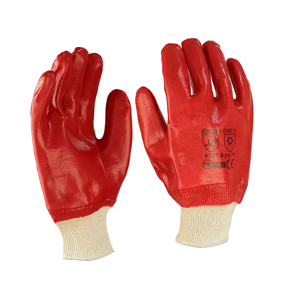 Маслобензостойкие перчатки ПВХ "Гранат"