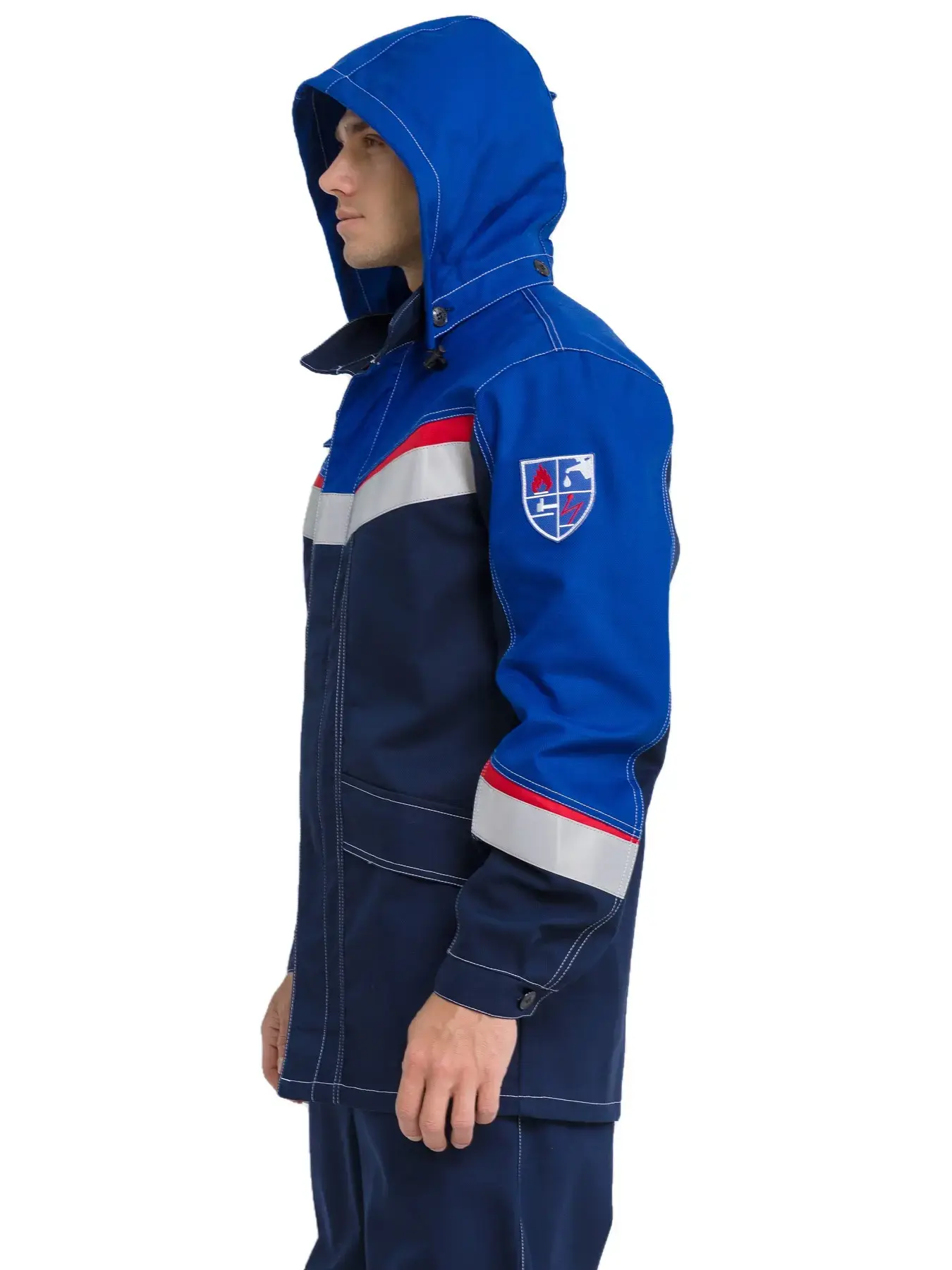 Костюм мужской №139 "МЕГАСТАТ ФР" (т.син/вас)