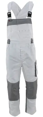 Полукомбинезон BRODEKS KS402, белый/серый Полукомбинезон BRODEKS KS402, белый/серый
