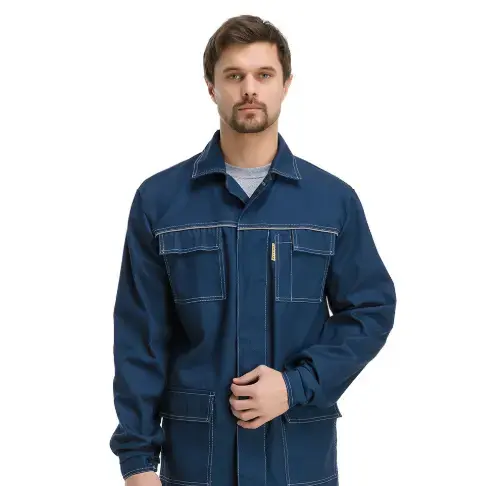 Костюм рабочий мужской летний RONTA KS332 с брюками темно-синий