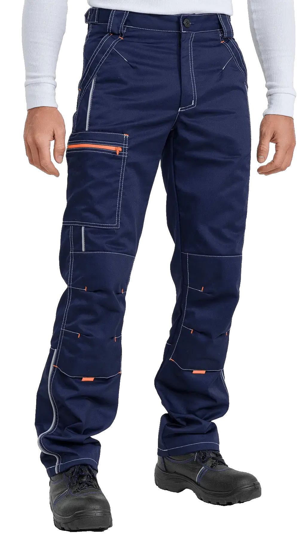 Брюки рабочие мужские летние RONTA BR208 темно-синие