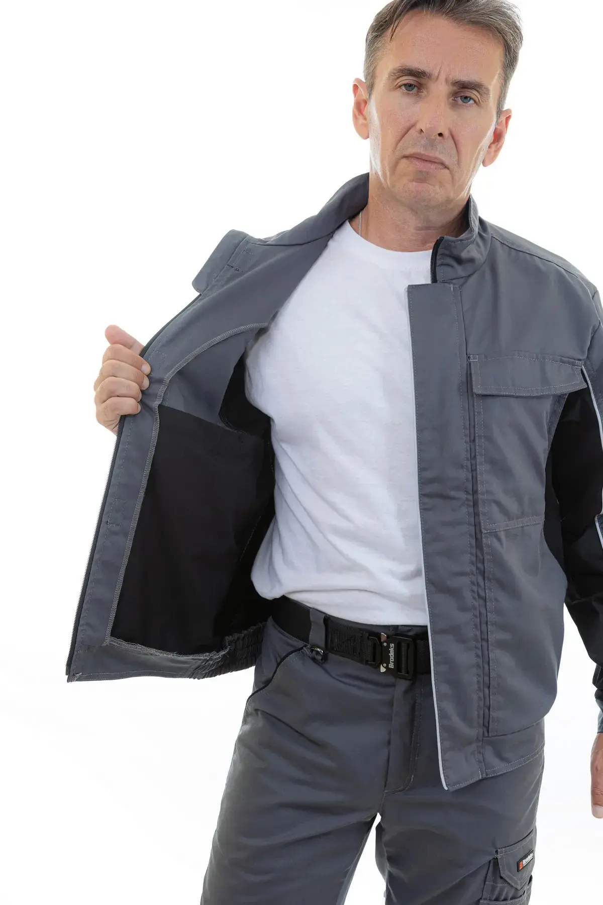 Куртка BRODEKS KS201, серый