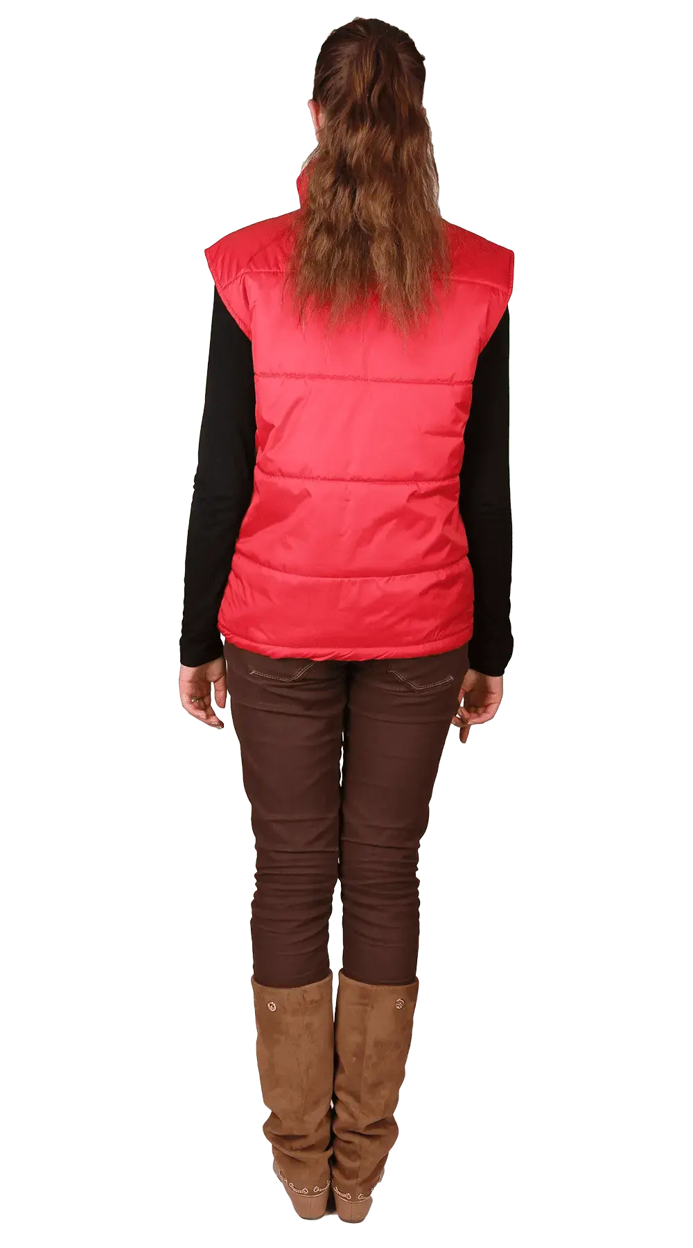 Жилет рабочий женский утепленный зимний RONTA JT300 красный