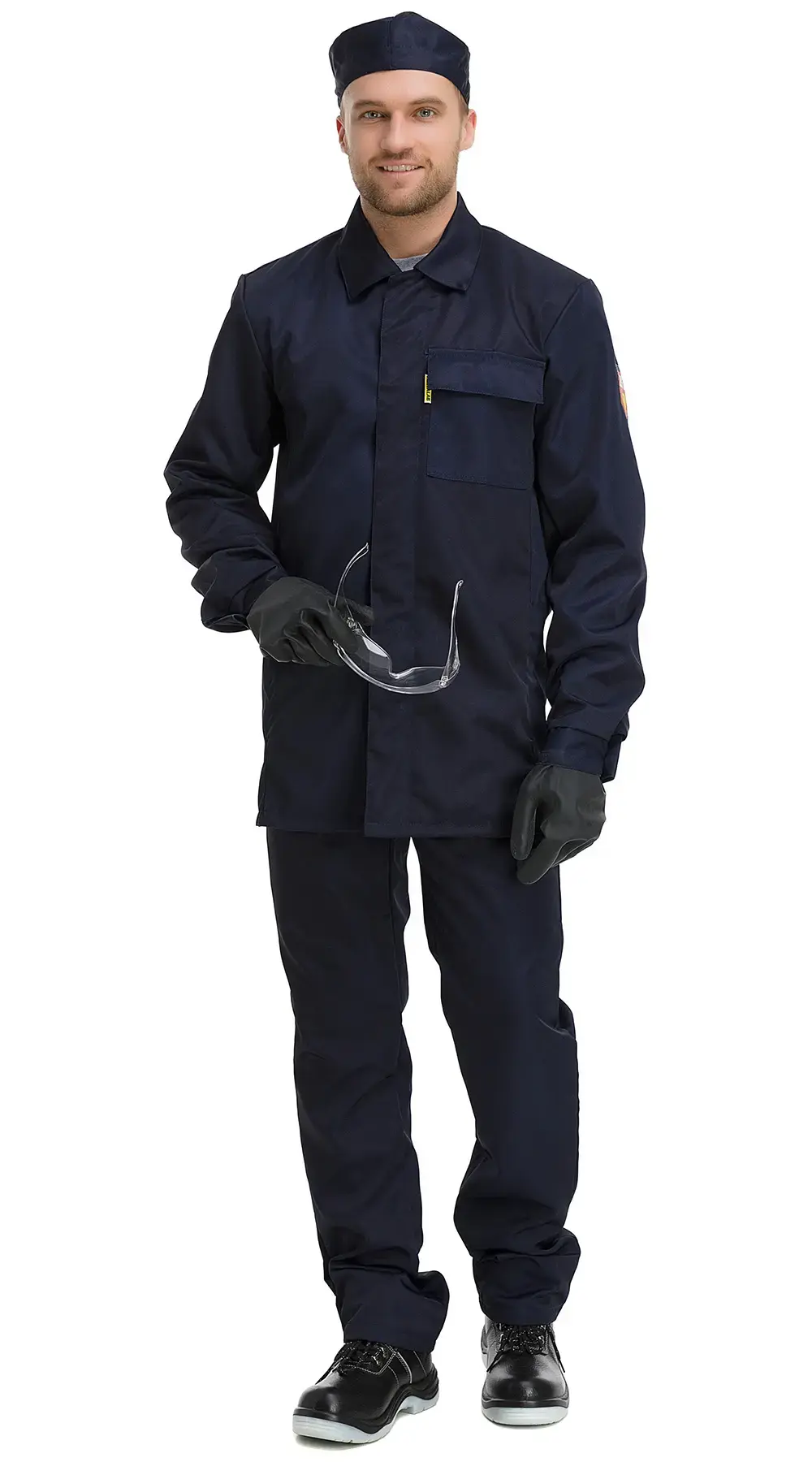 Костюм рабочий мужской кислотостойкий RONTA KS111 темно-синий