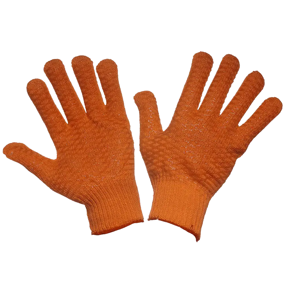 Перчатки "Крисс кросс" с круговым  покрытием