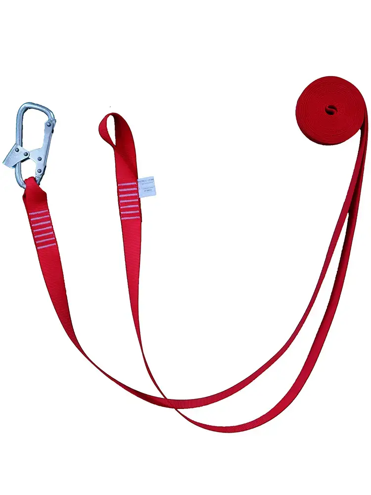 Строп из ленты 4 метра с монтажным карабином и крепежной петлей