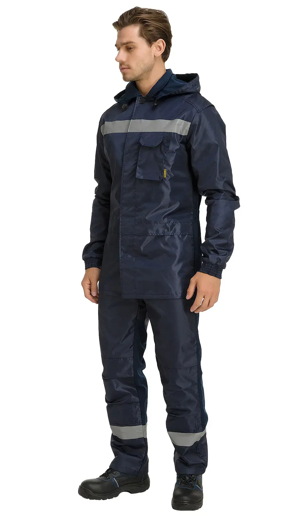 Костюм нефтяника рабочий летний защитный RONTA KS502 Нефть-Антистат темно-синий