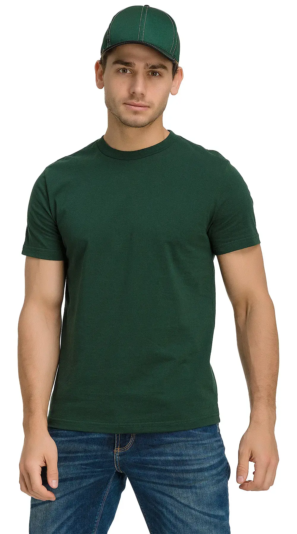 Футболка мужская RONTA FUT001 темно-зеленая