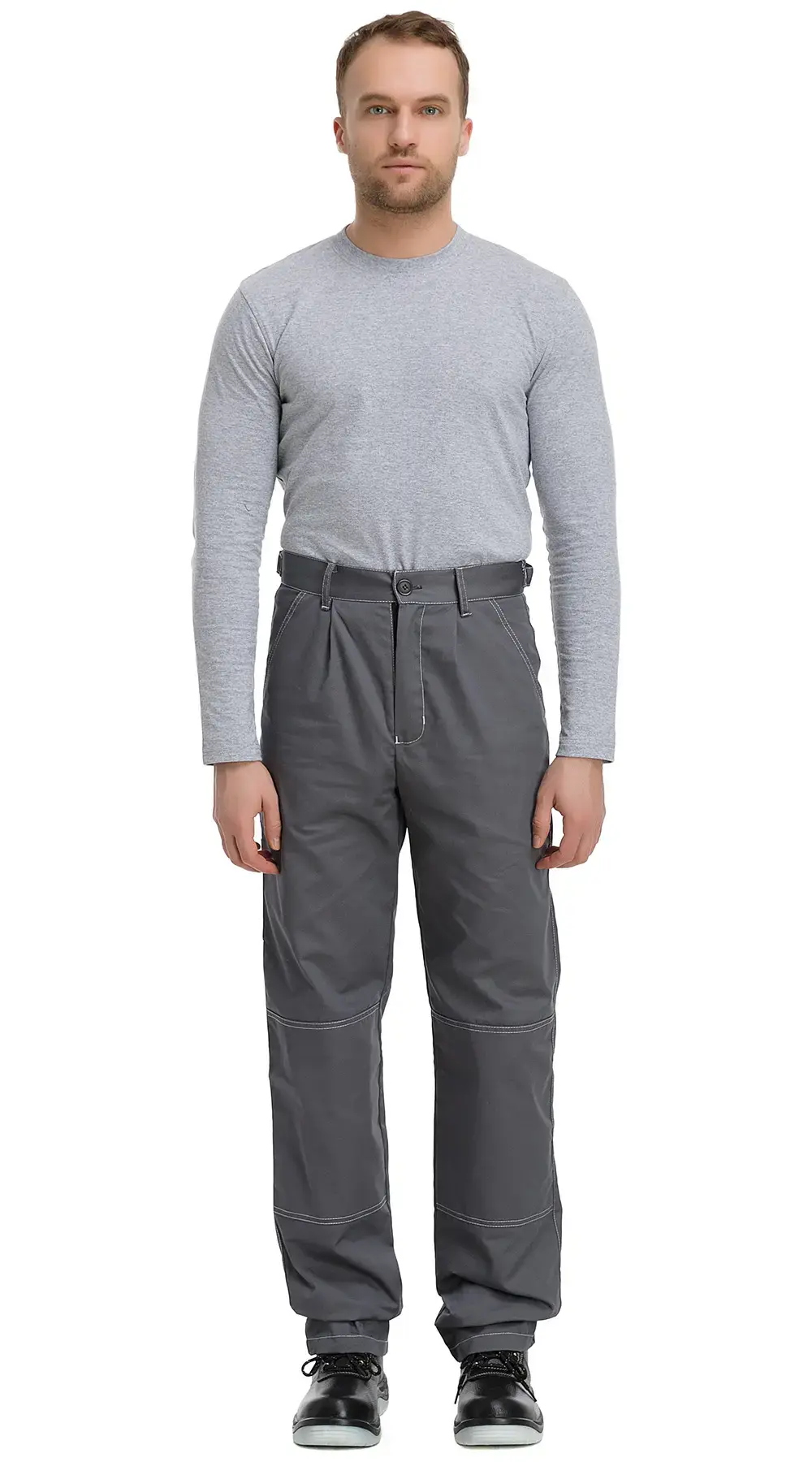 Брюки рабочие мужские летние RONTA BR3095 серые
