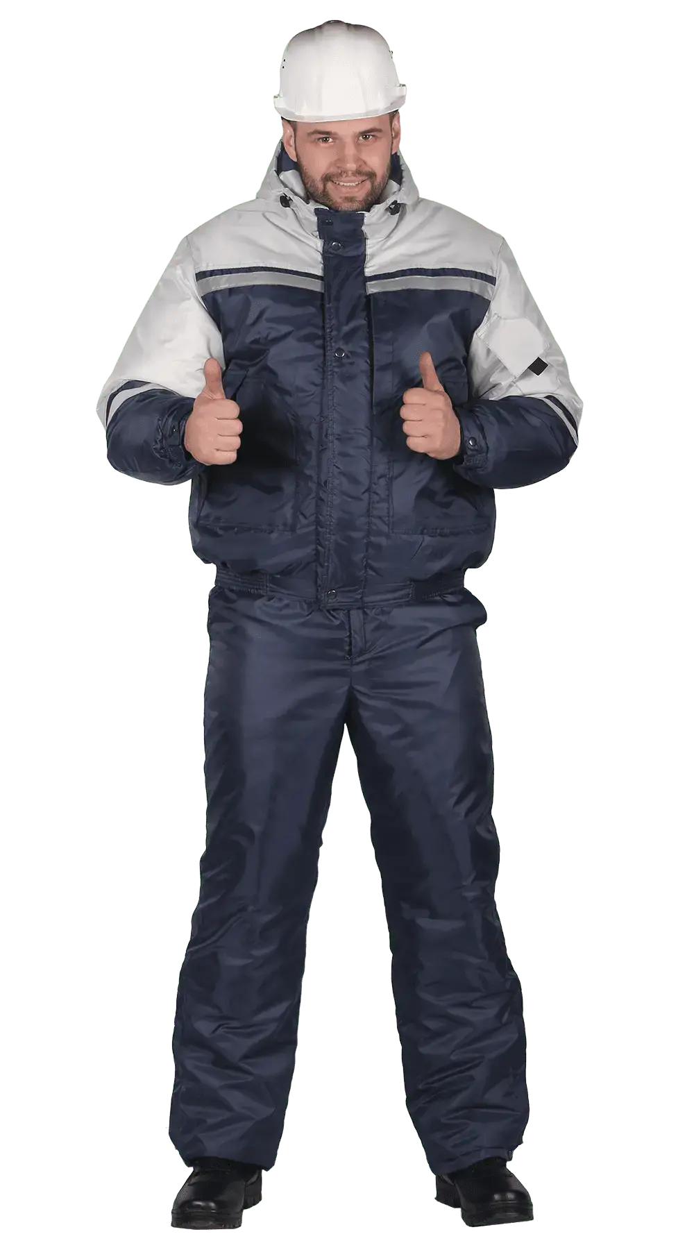 Костюм "Стим" (т.синий/св.серый)