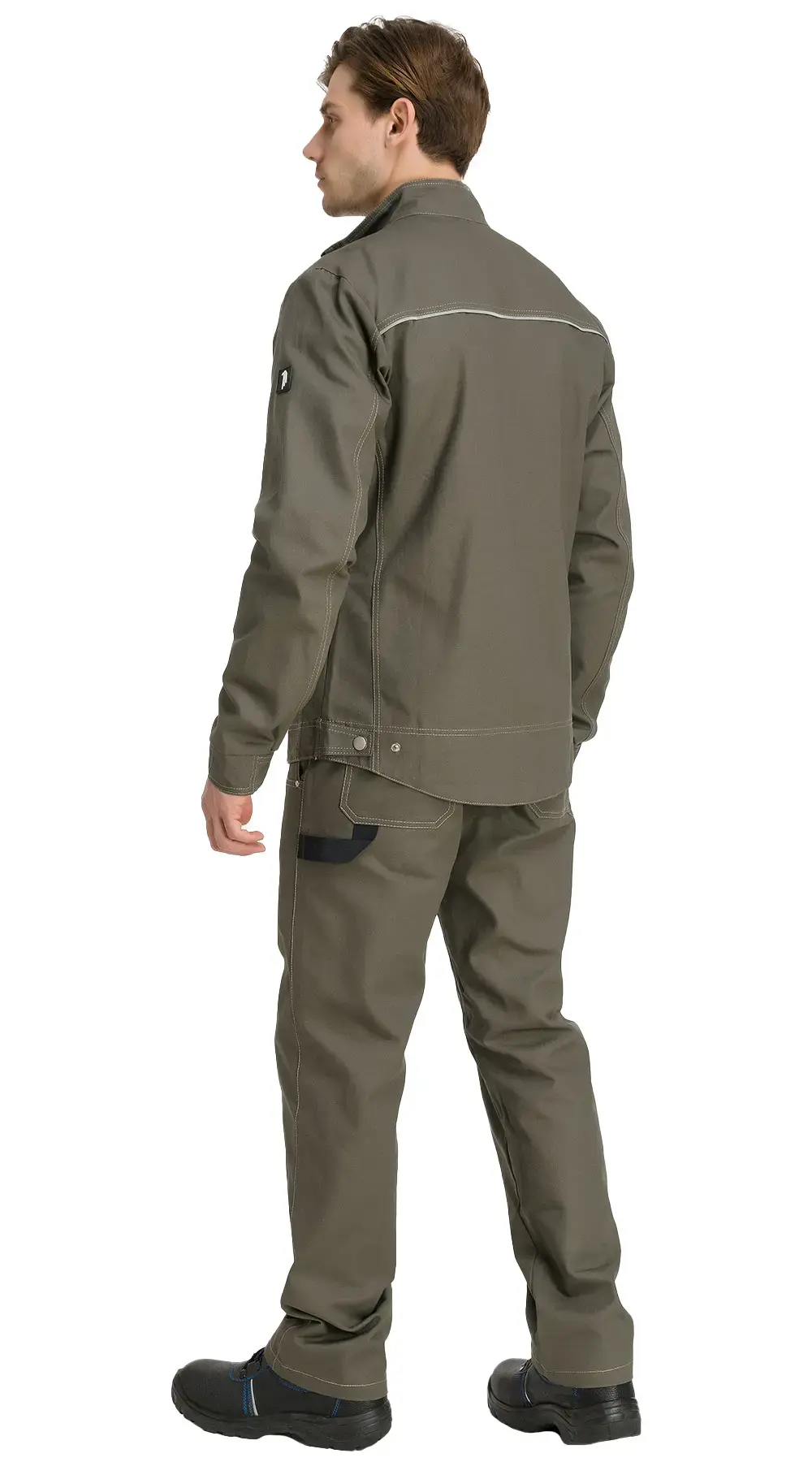 Костюм рабочий мужской летний RONTA KS201 с брюками хаки Костюм рабочий мужской летний RONTA KS201 с брюками хаки