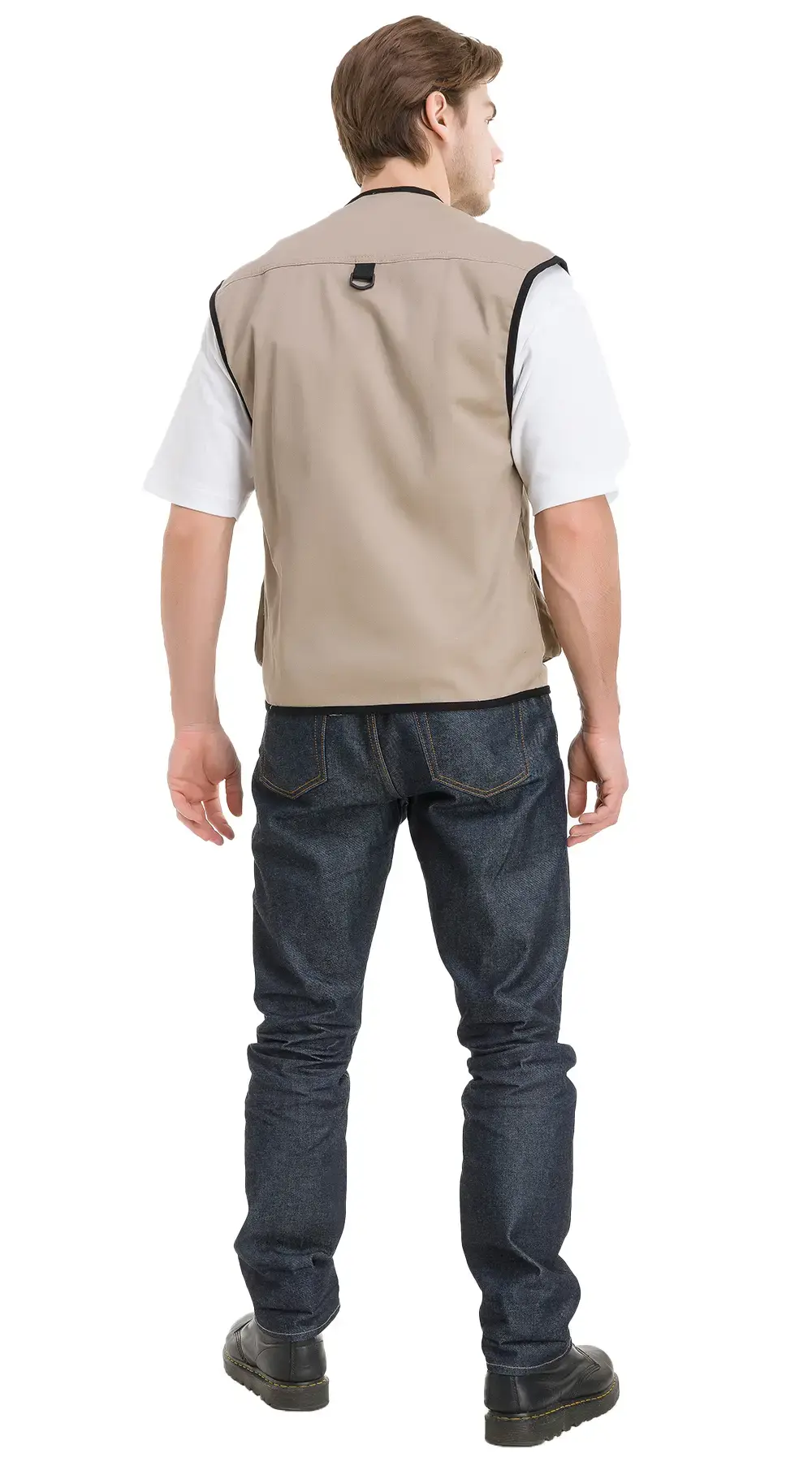 Жилет мужской летний "СПЕЦ-Авангард" бежевый, черный