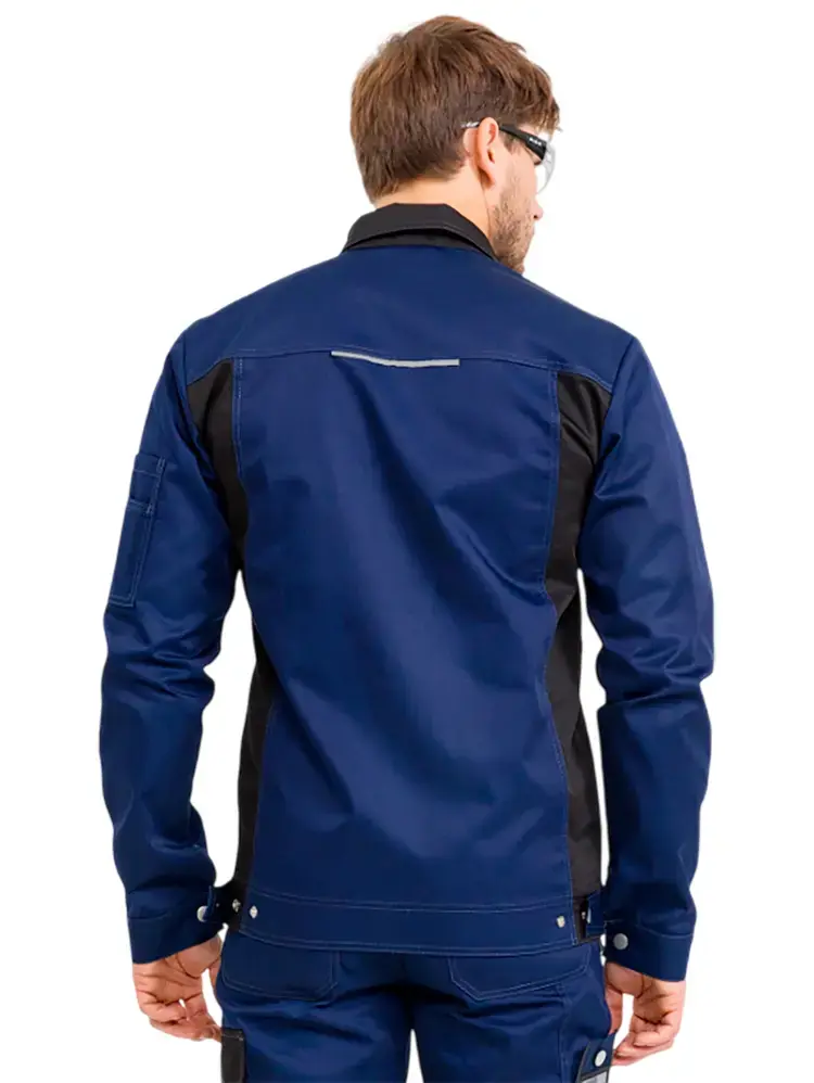 Куртка рабочая мужская летняя RONTA KR203 темно-синий, черный