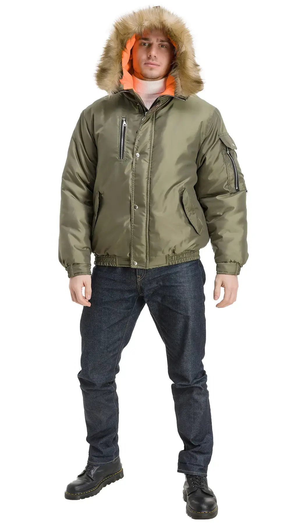 Куртка рабочая мужская зимняя утепленная Эталон "Аляска" хаки