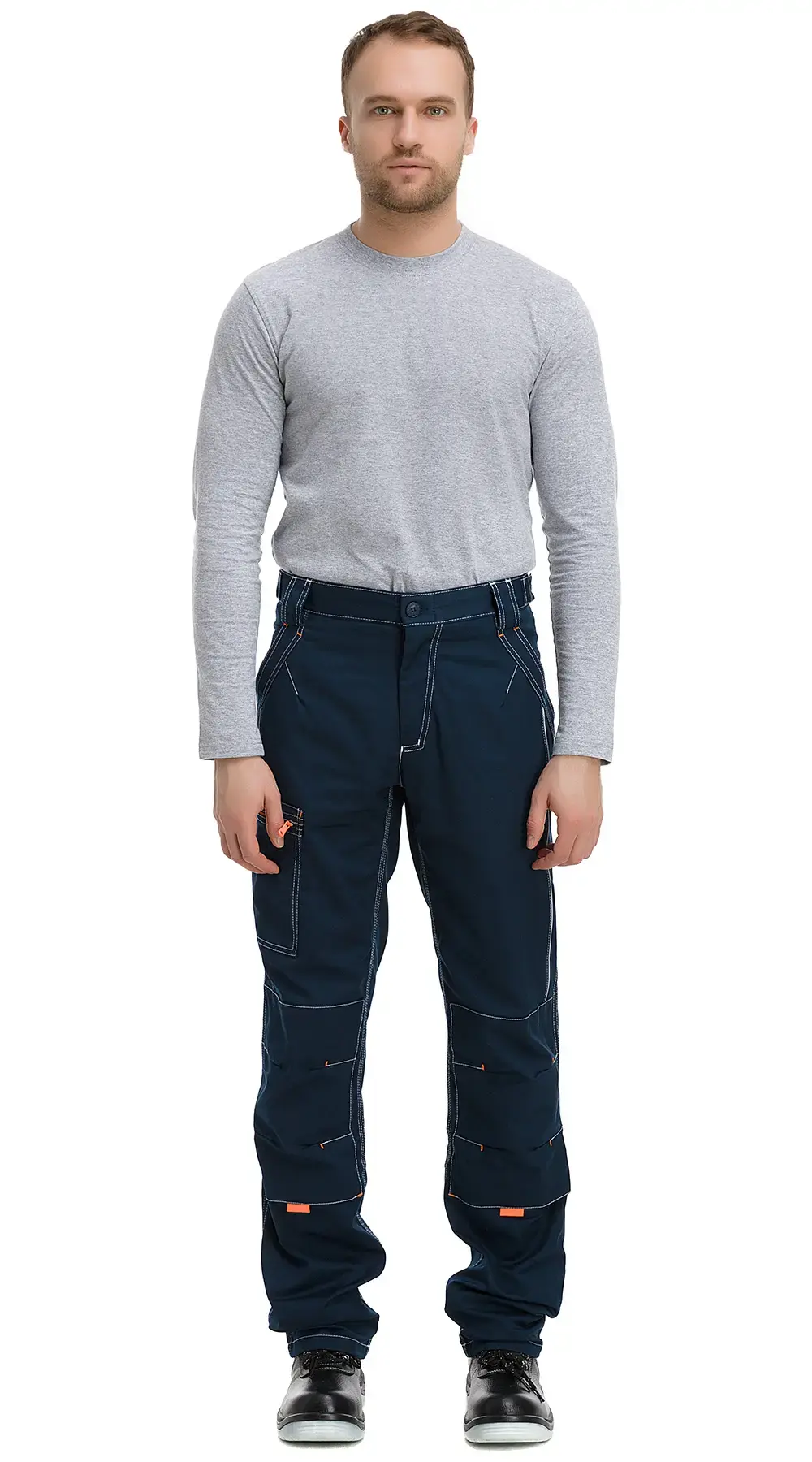 Брюки рабочие мужские летние Техноавиа "Скаймастер" темно-синие