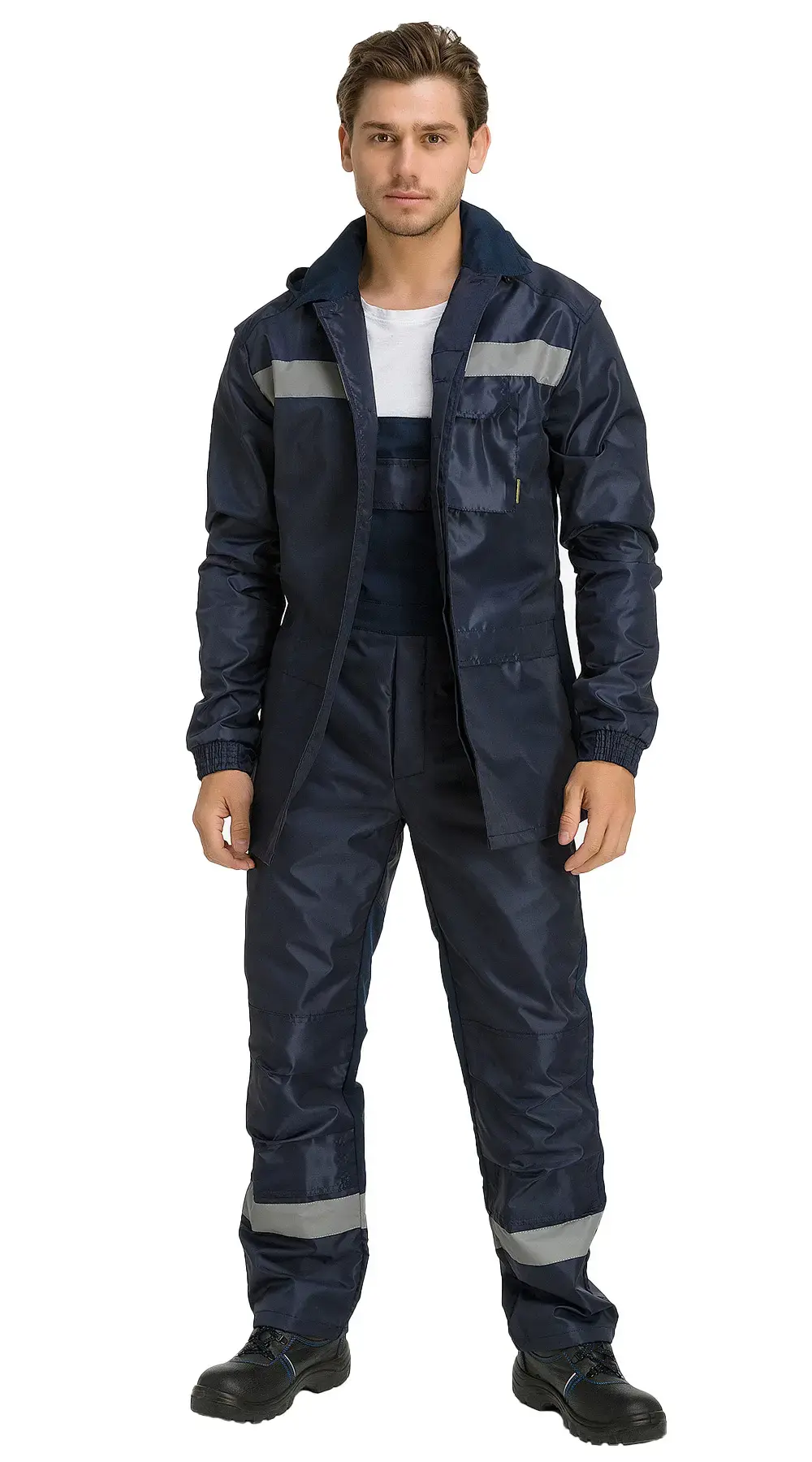 Костюм нефтяника рабочий летний защитный RONTA KS502 Нефть-Антистат темно-синий