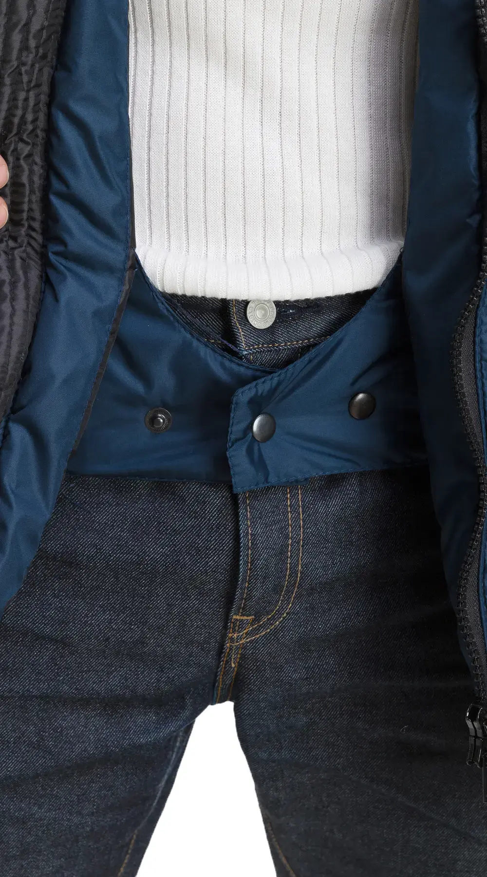 Куртка рабочая мужская зимняя утепленная Эталон "Сити" синяя, черная