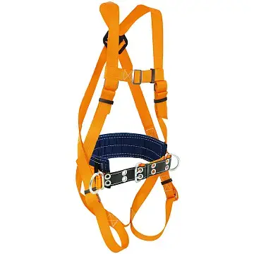 Пояс предохранительный строительный с наплечными и набедренными лямками,р-р L