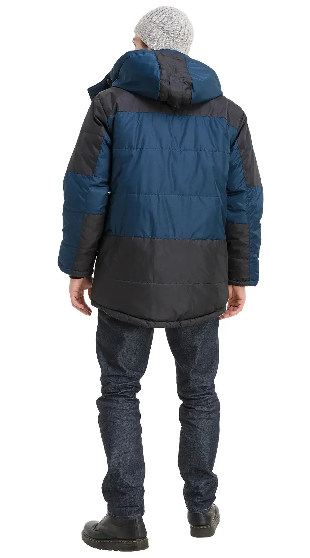 Куртка рабочая мужская зимняя утепленная Эталон "Сити" синяя, черная