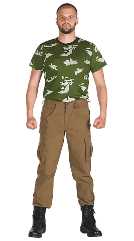 Брюки на резинке (хаки лайт) Брюки на резинке (хаки лайт)