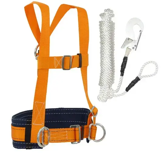 Удерживающая система с наплечными лямками и стропом из каната 10 м УС 2 ВД 10 м
